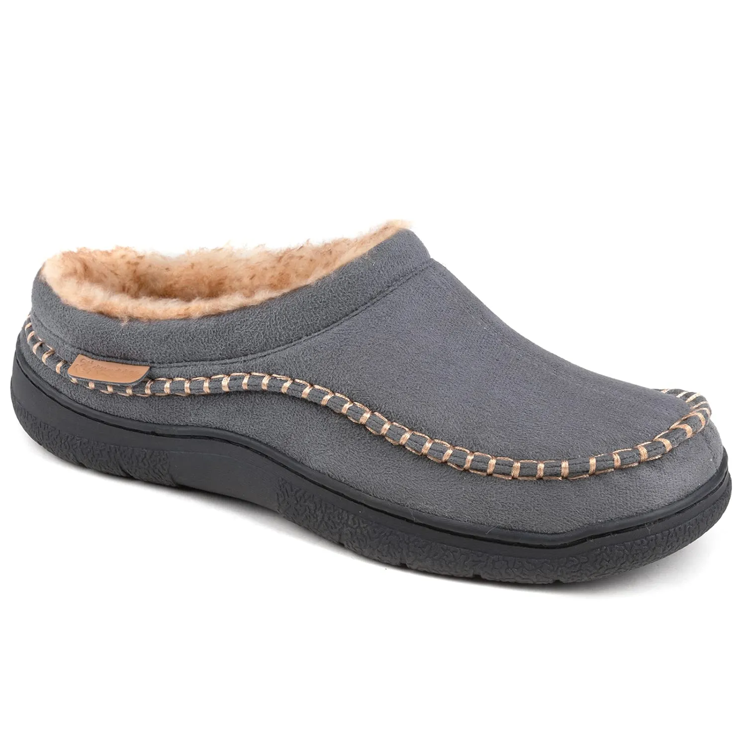 🔥🚀 Hot Sale! Limited Stock!🚀 👟Men's Daily Non-Slip Warm Plush Wide Toe Slip-On Loafers Slippers