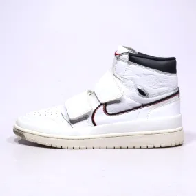 Air Jordan 1 Retro Double Strap Sail High-Top Sneakers Leather White Colour For Men