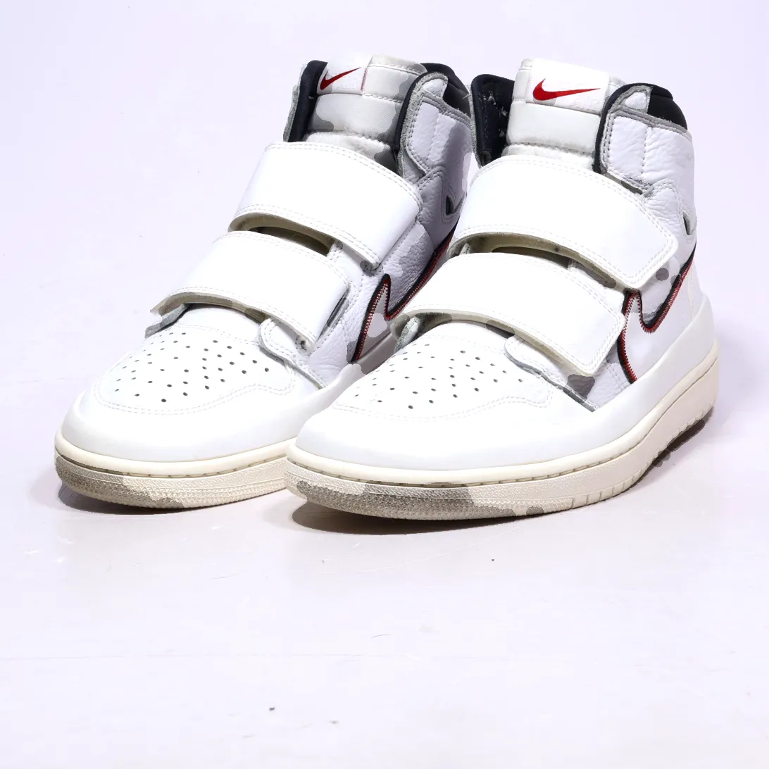 Air Jordan 1 Retro Double Strap Sail High-Top Sneakers Leather White Colour For Men