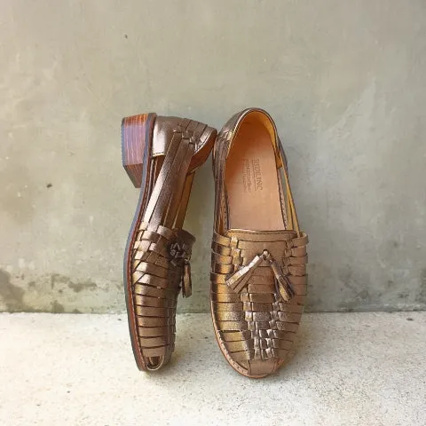 Aune Brown 3cm Wooden Heels
