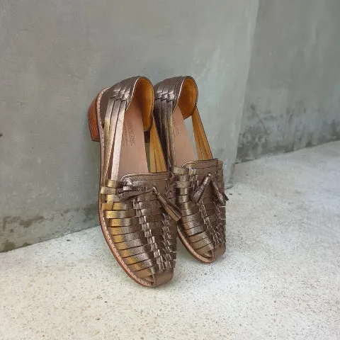 Aune Brown 3cm Wooden Heels