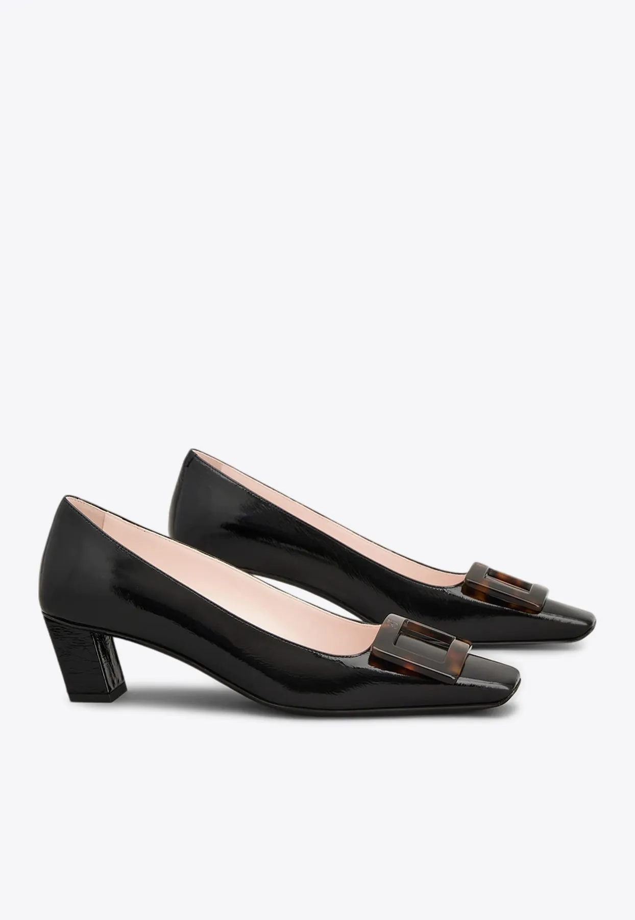 Belle Vivier 45 Leather Pumps