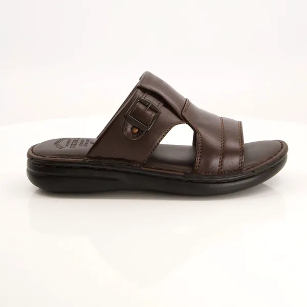Brown medicated slippers for men
