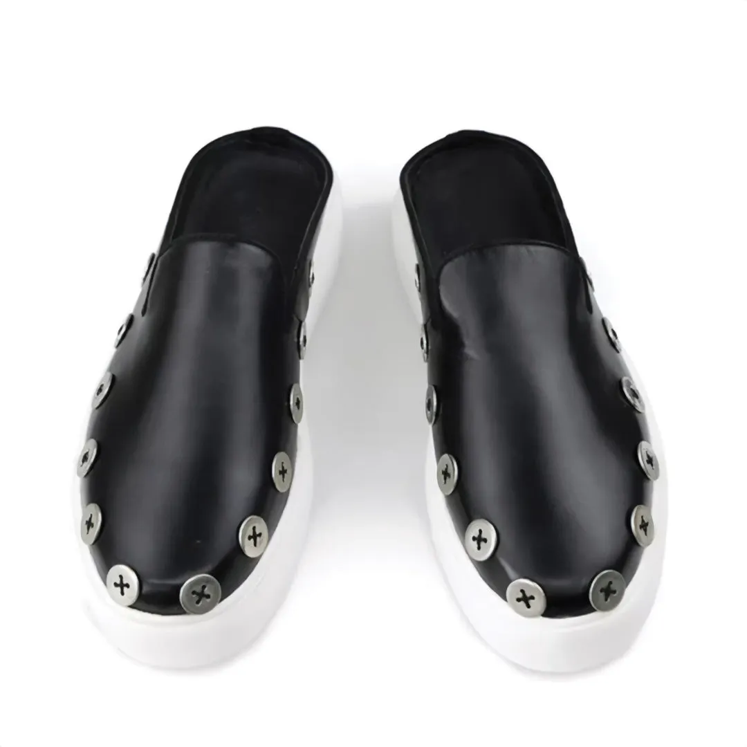 Button Mule Sneaker