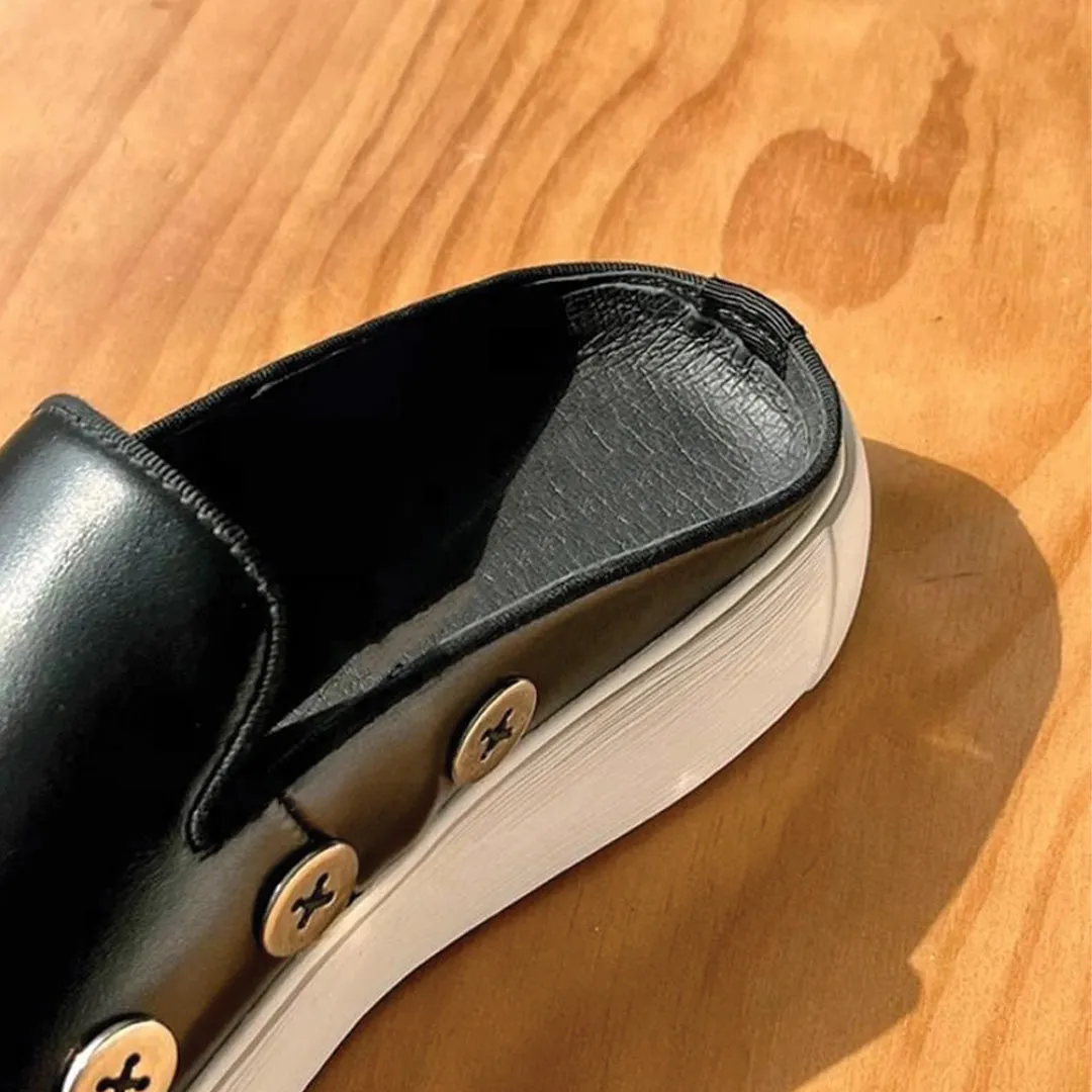 Button Mule Sneaker