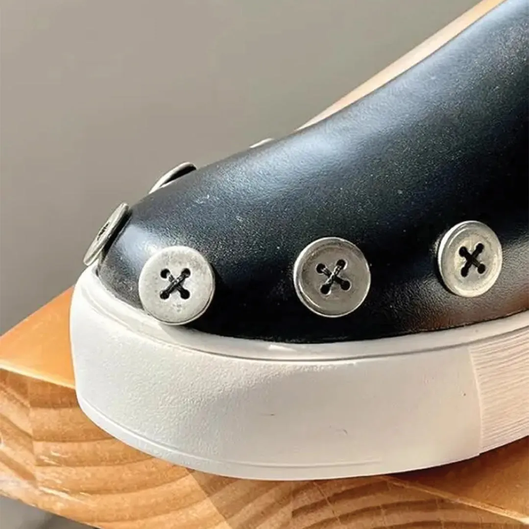 Button Mule Sneaker