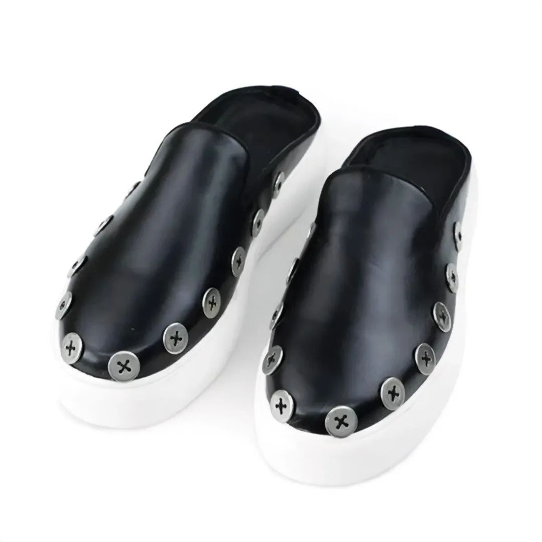 Button Mule Sneaker
