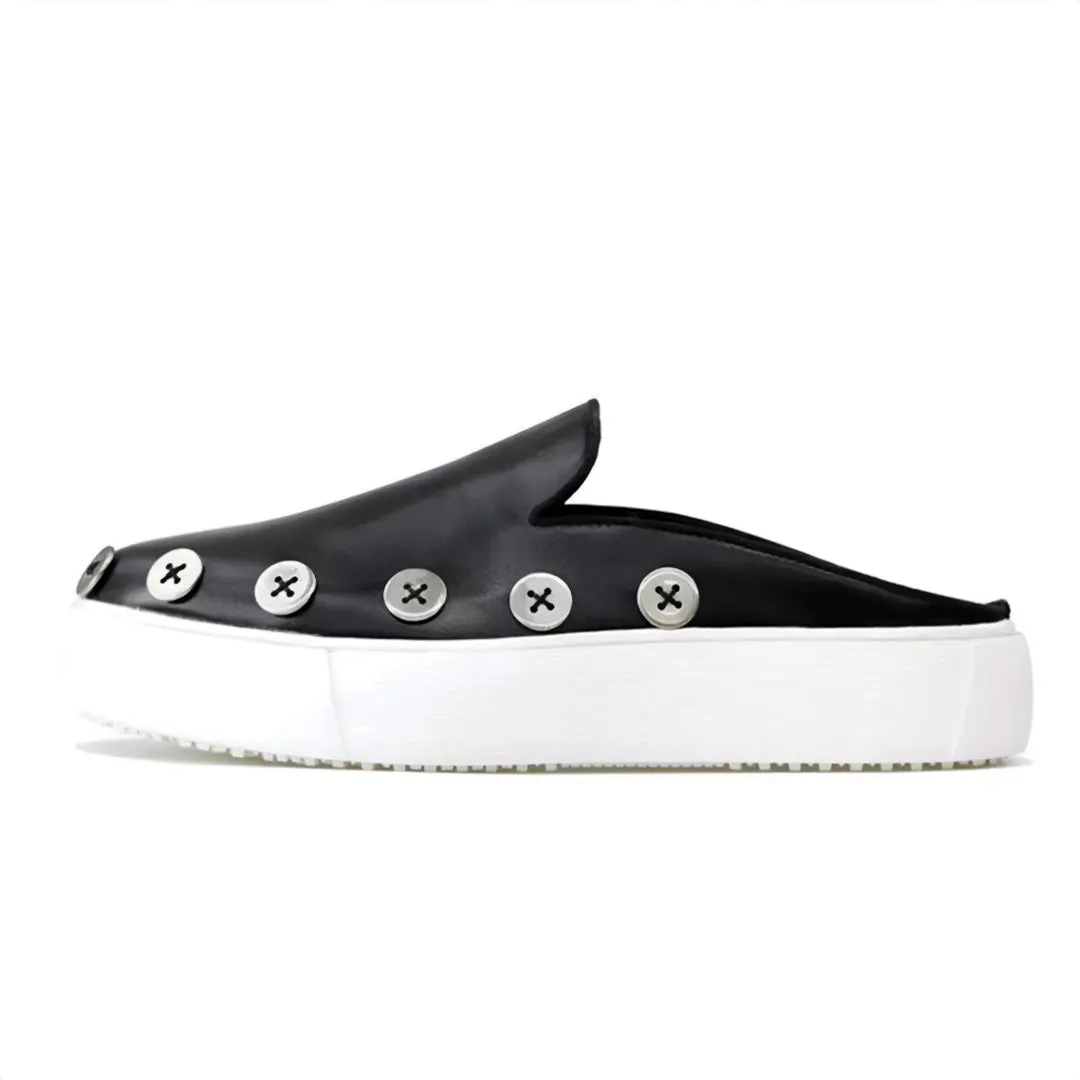 Button Mule Sneaker
