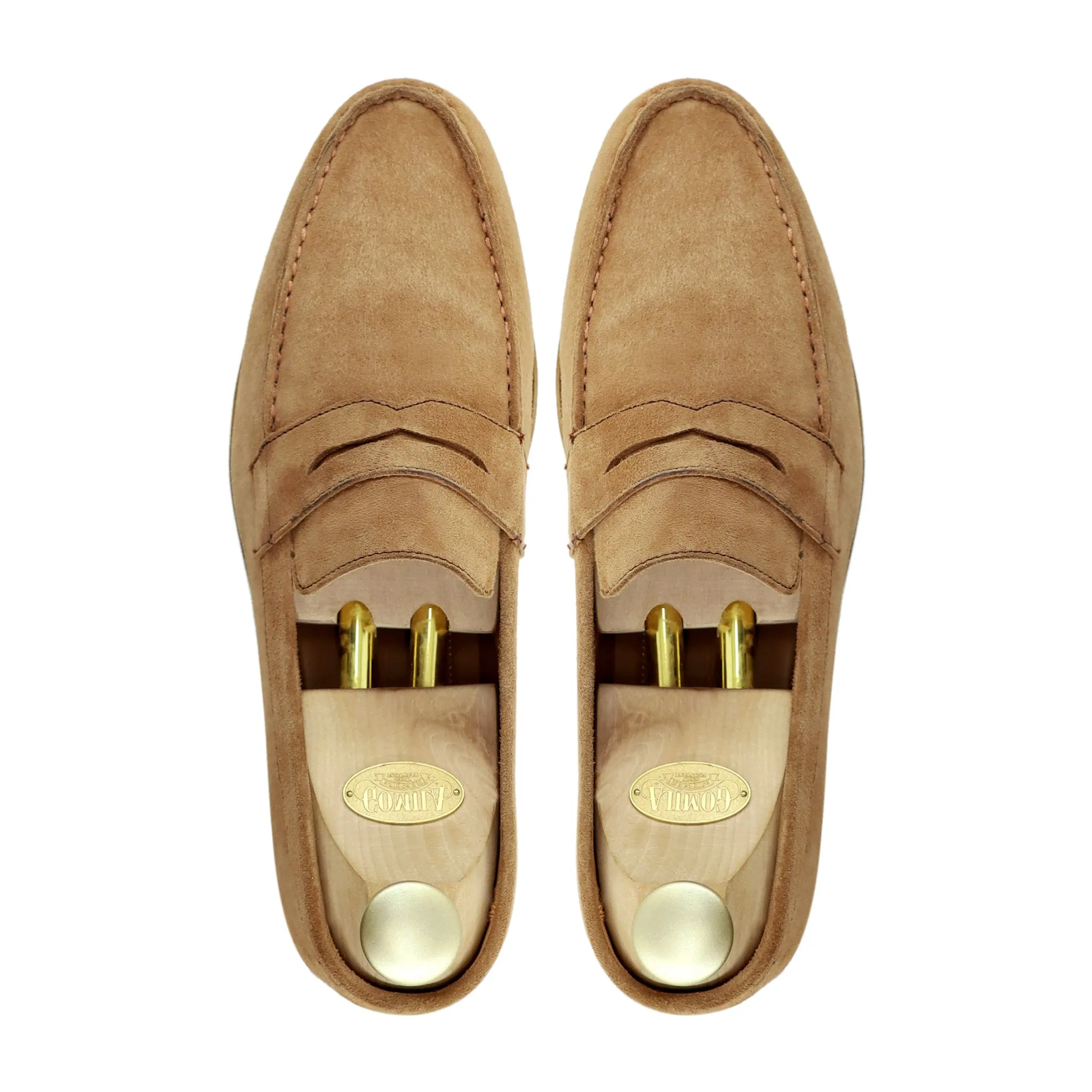 Cali - Men's Camel Kid Suede Loafer