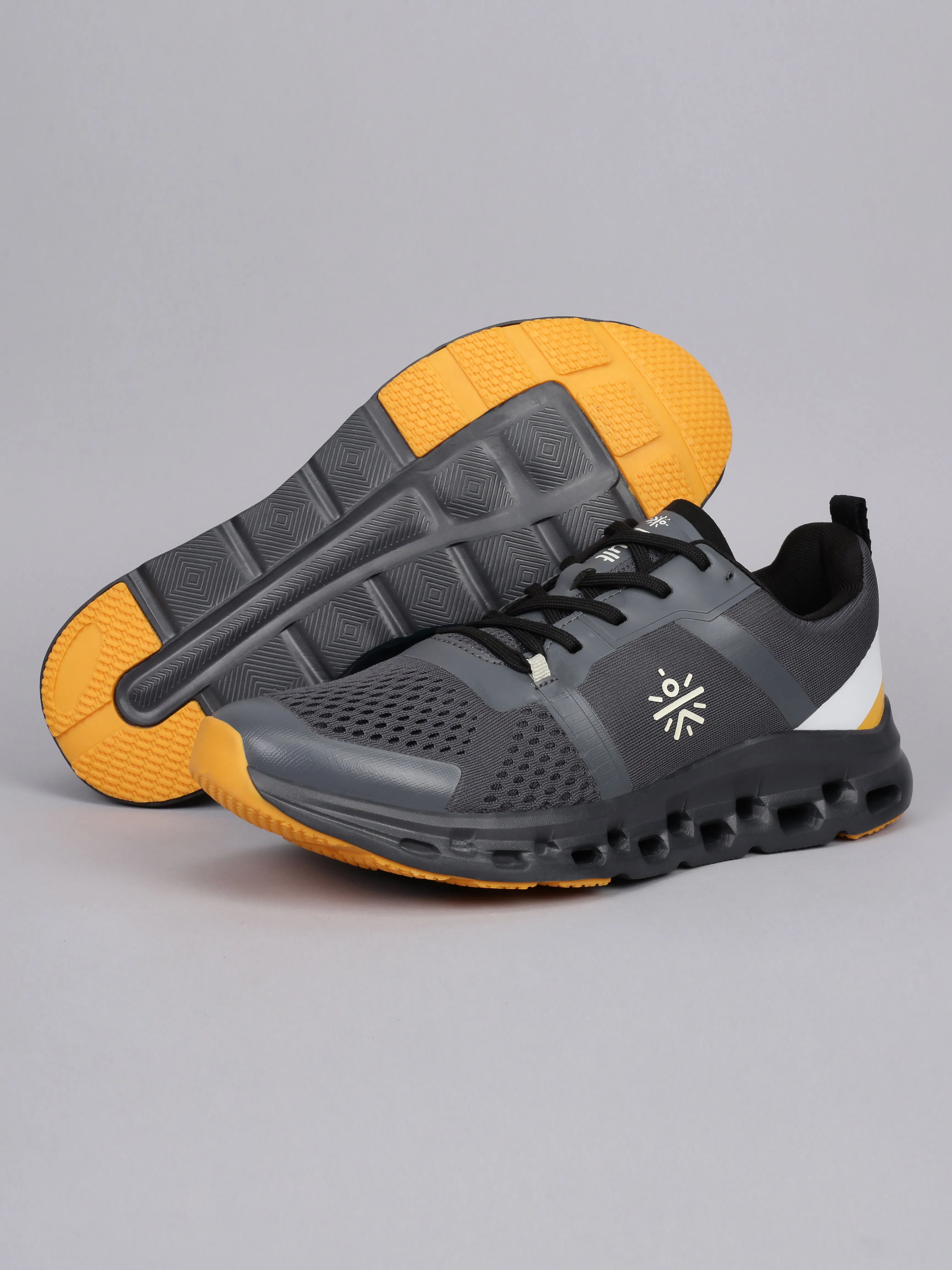 Cult Men's JacquAir Running Shoes - D.Grey