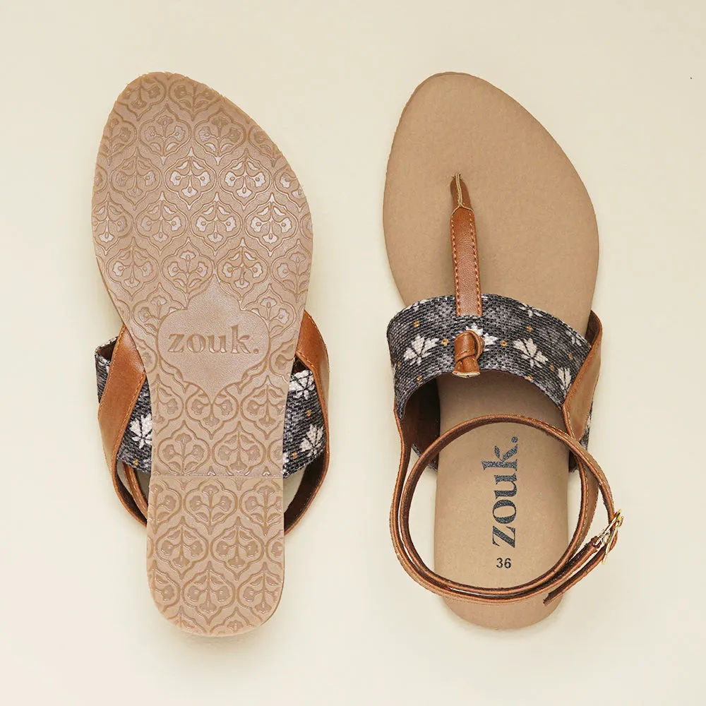 Deccan Bidri T Strap Sandal