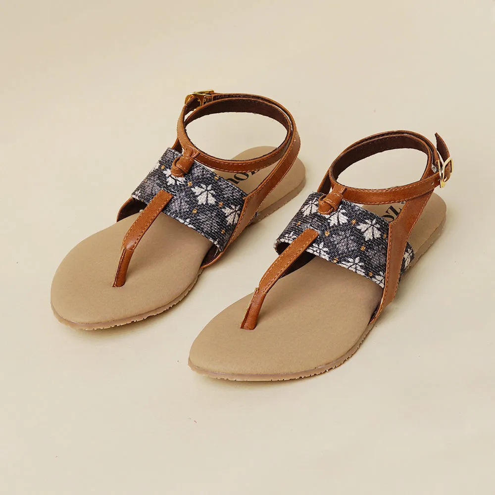 Deccan Bidri T Strap Sandal