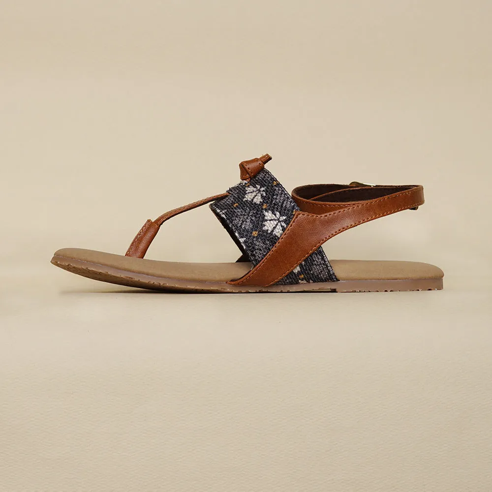 Deccan Bidri T Strap Sandal