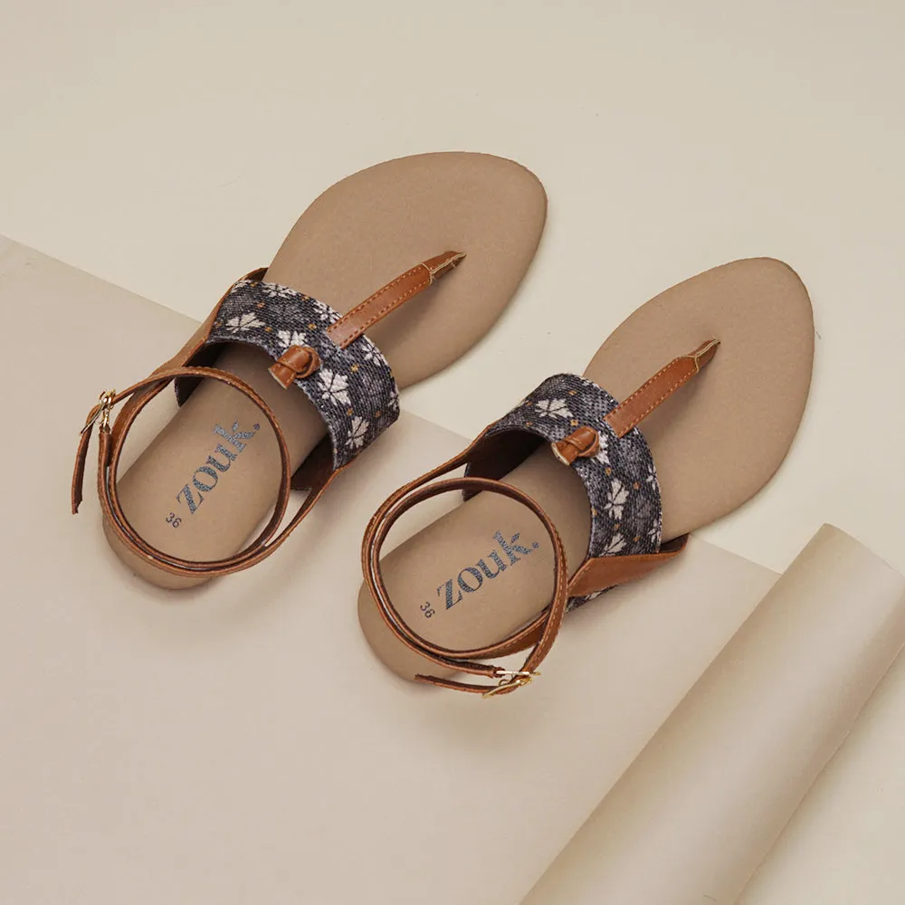 Deccan Bidri T Strap Sandal