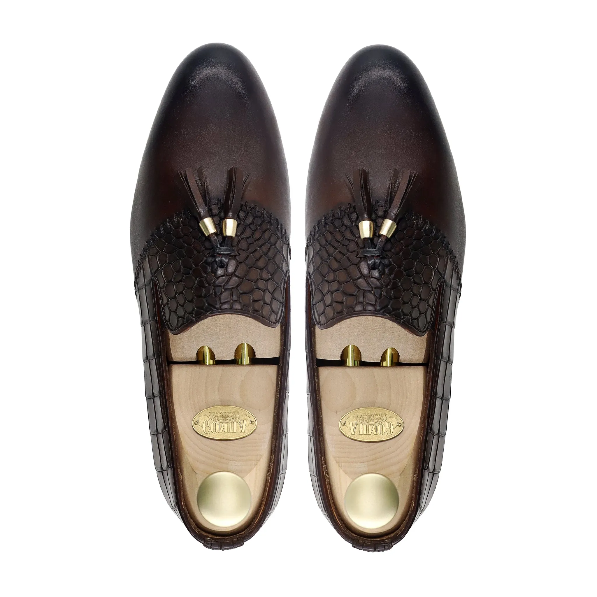 Dwane - Men's Dark Brown Calf Leather Loafer