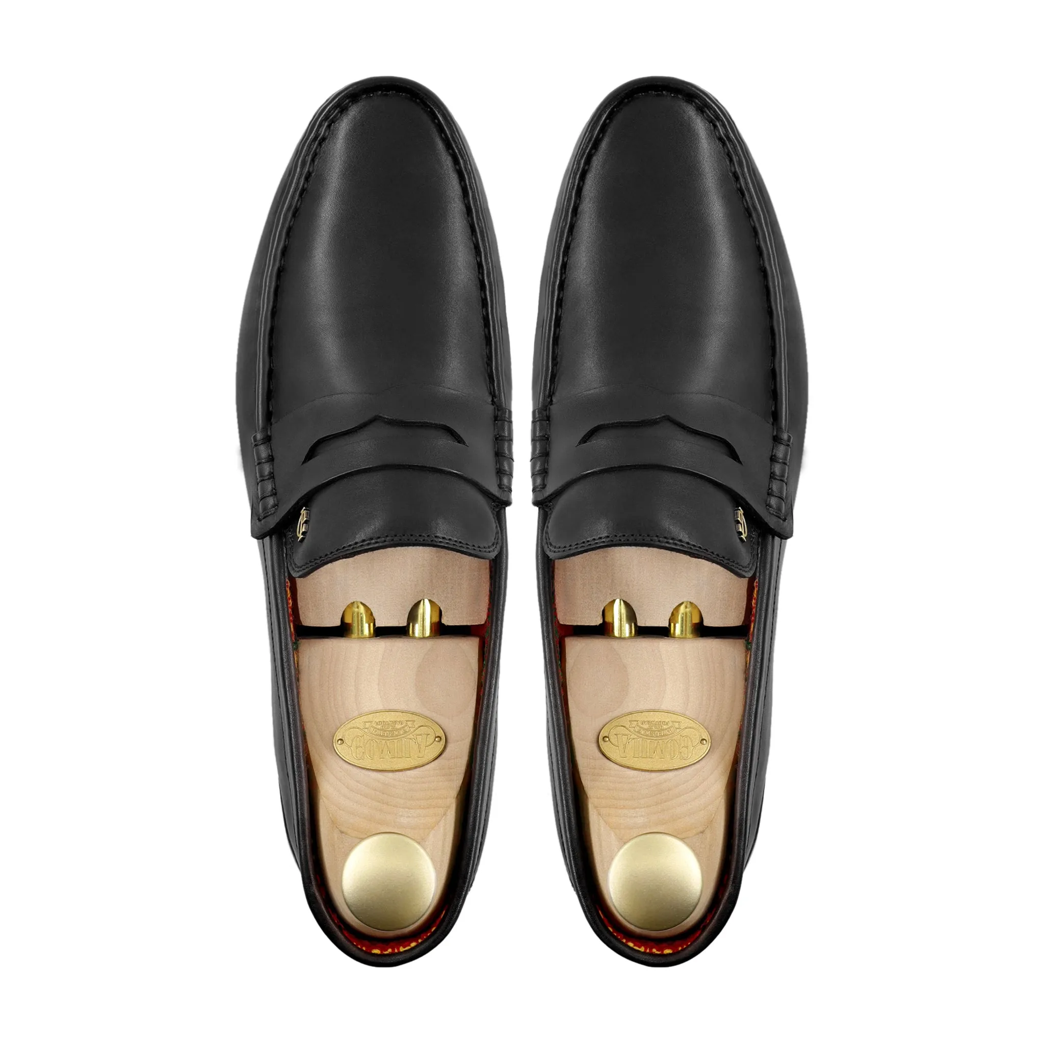 Falchion - Men's Black Calf Leather Driver Shoe