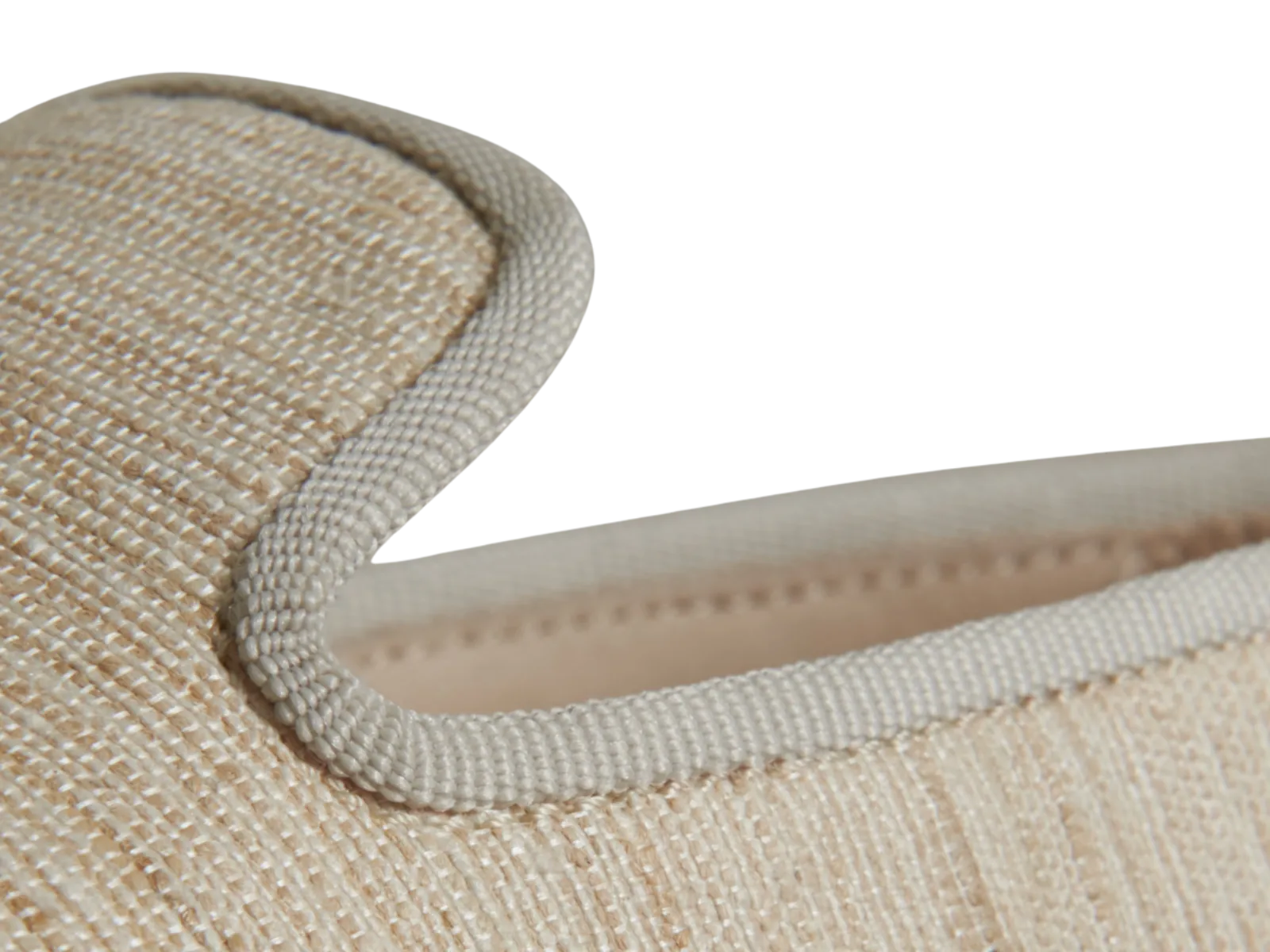 Fenice Loafers in Natural Silk and Gros Grain