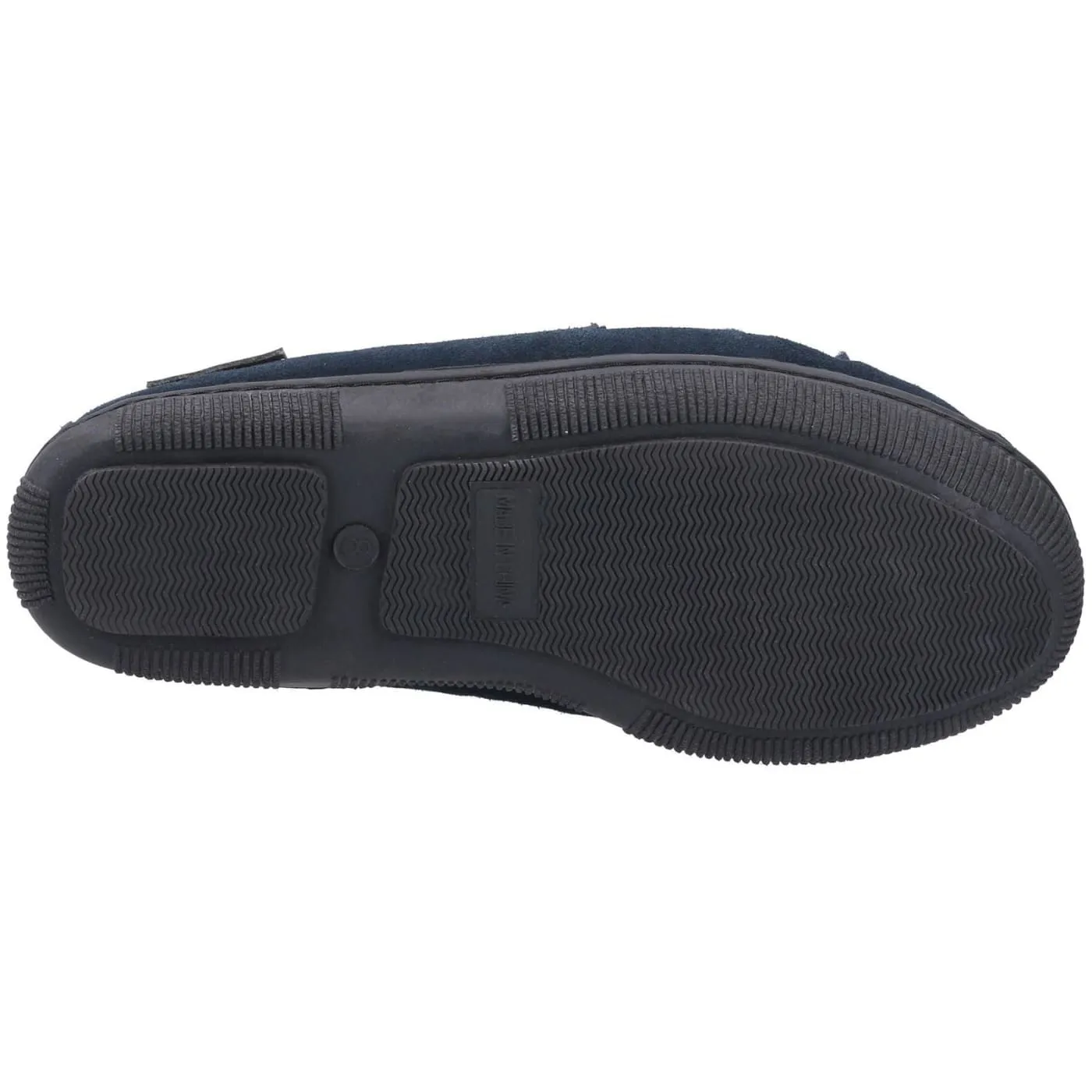 Hush Puppies Ace Navy Mens Suede Slippers