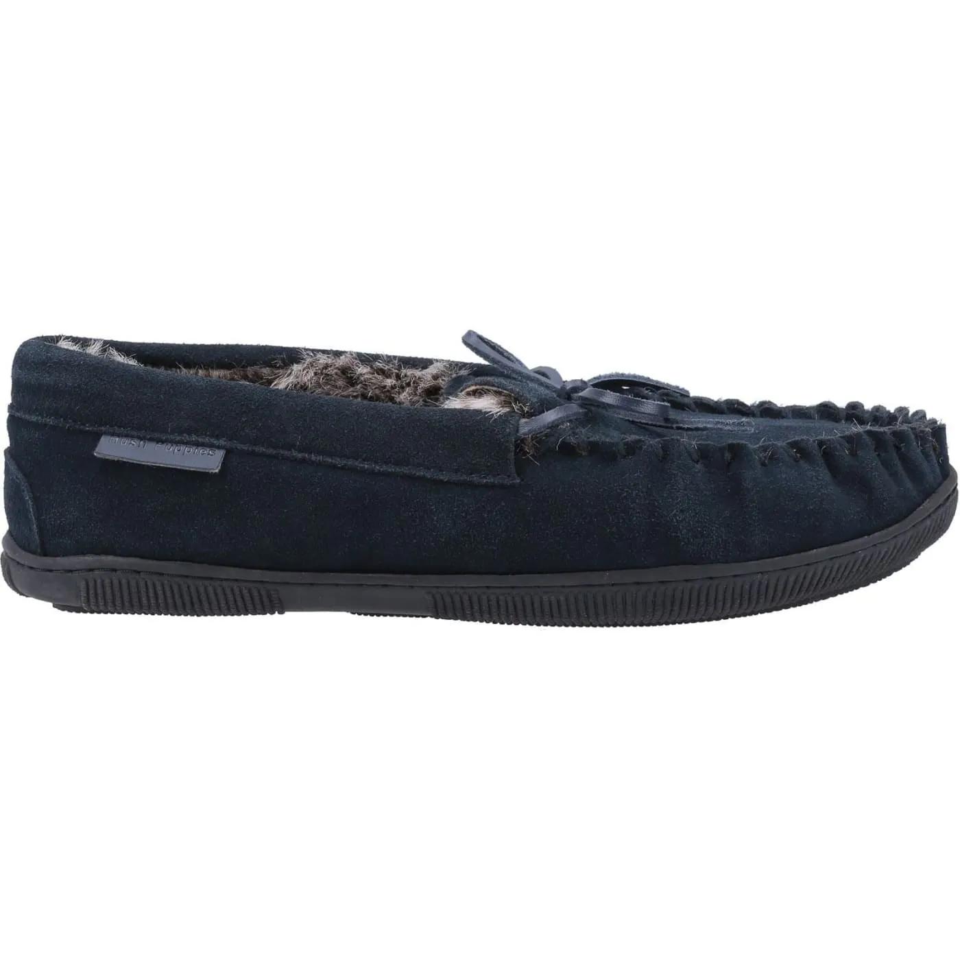 Hush Puppies Ace Navy Mens Suede Slippers