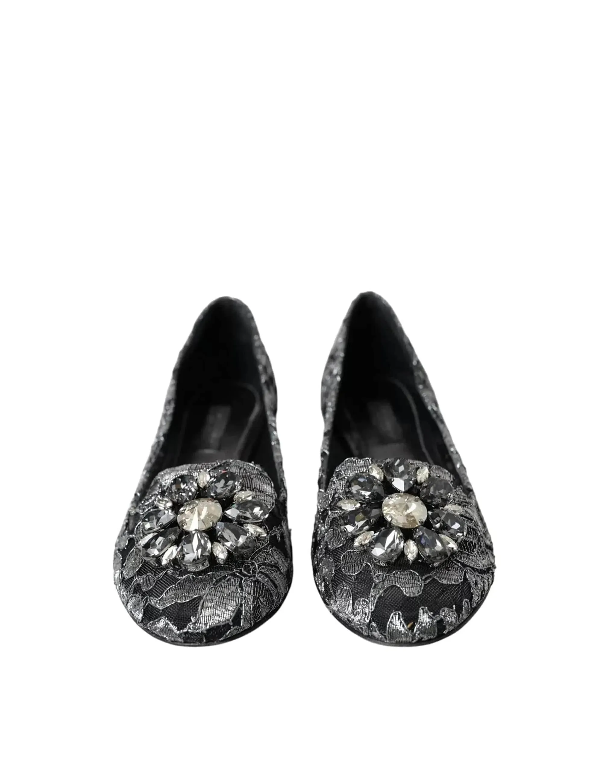 Lace Crystal Ballet Flats
