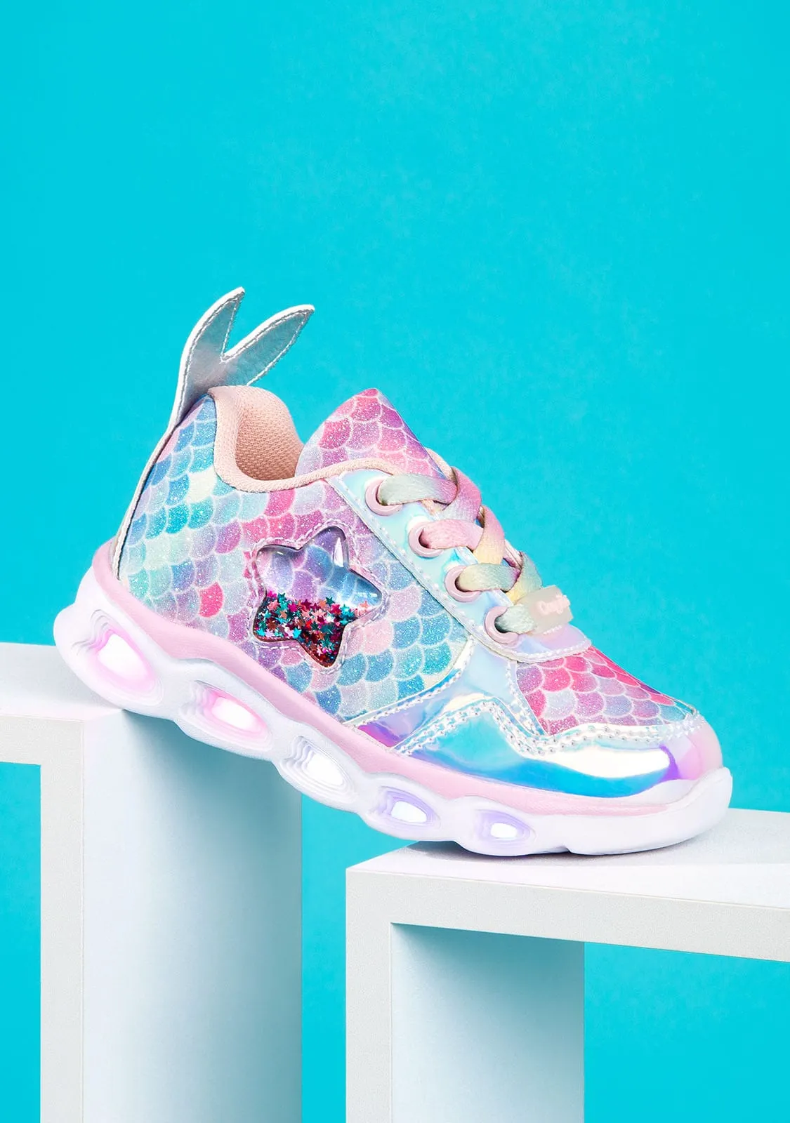 Mermaid Sneakers With Lights