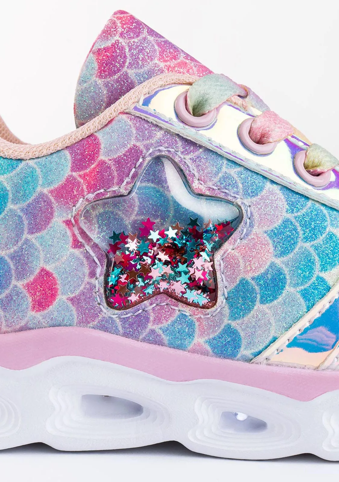 Mermaid Sneakers With Lights