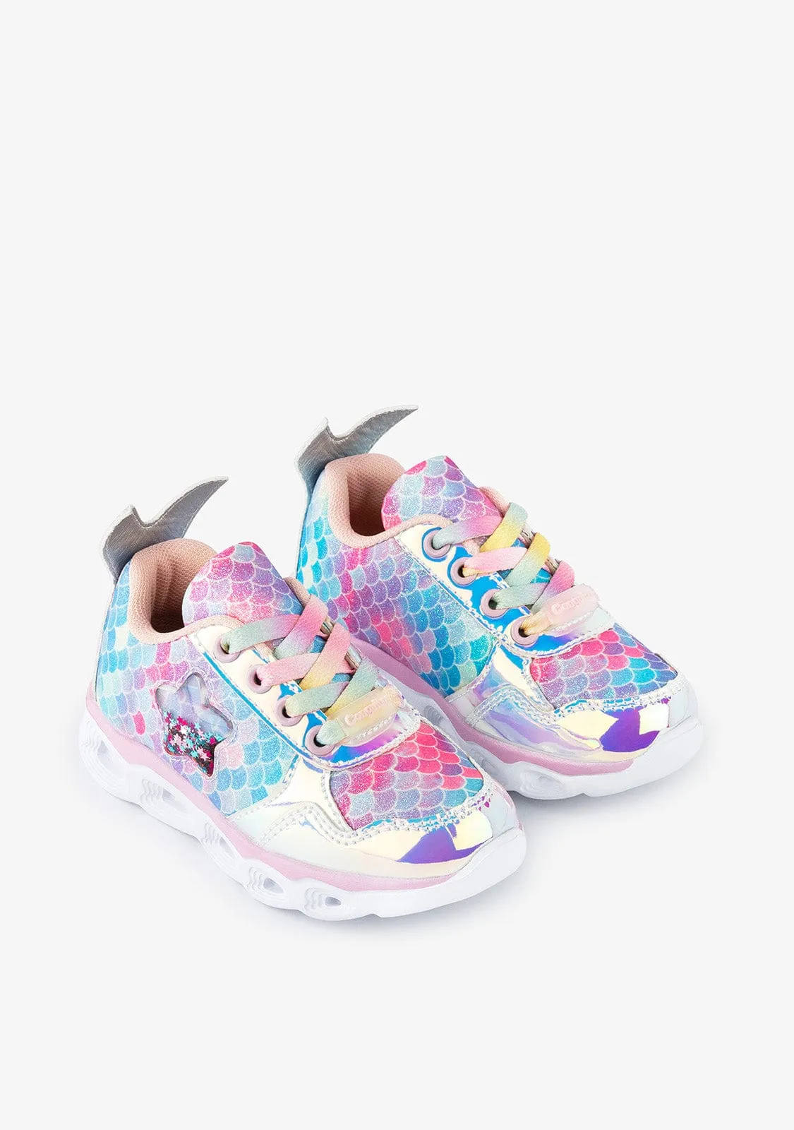 Mermaid Sneakers With Lights