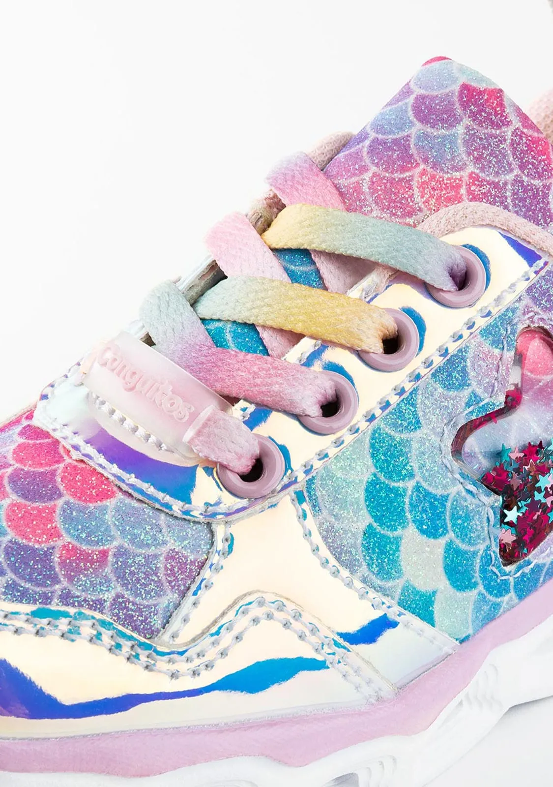 Mermaid Sneakers With Lights