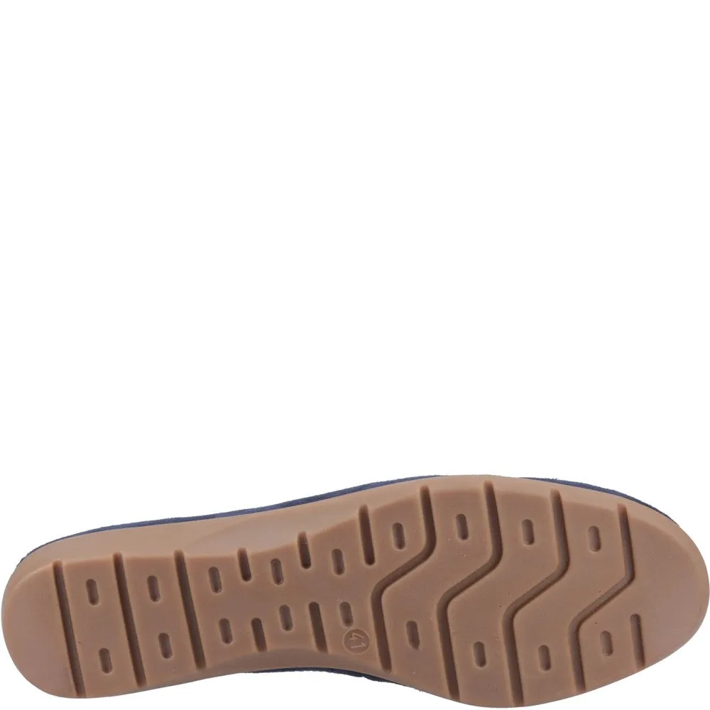 Navy Shelby Suede Loafers