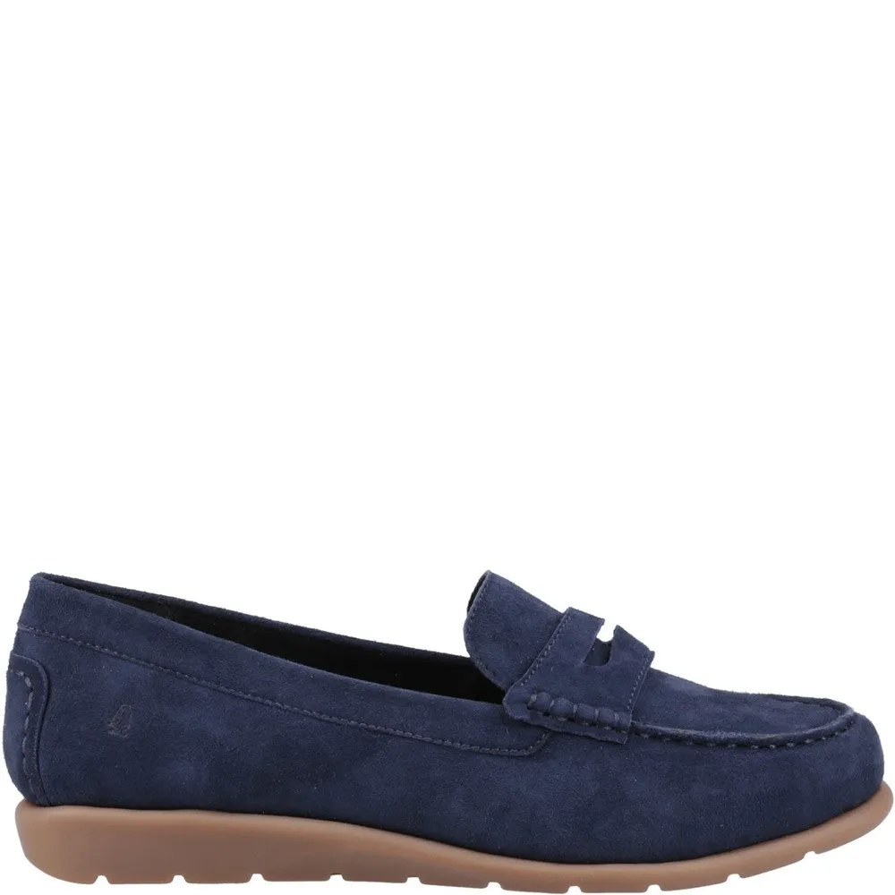 Navy Shelby Suede Loafers
