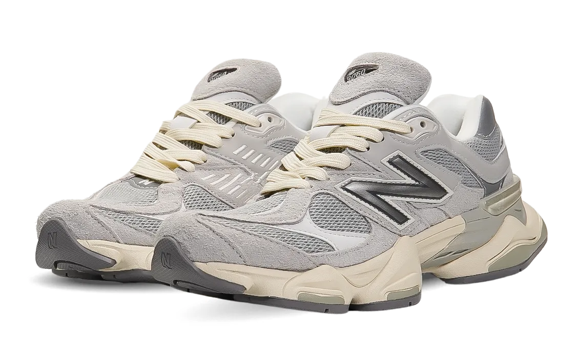New Balance Grey 9060 Suede Sneakers