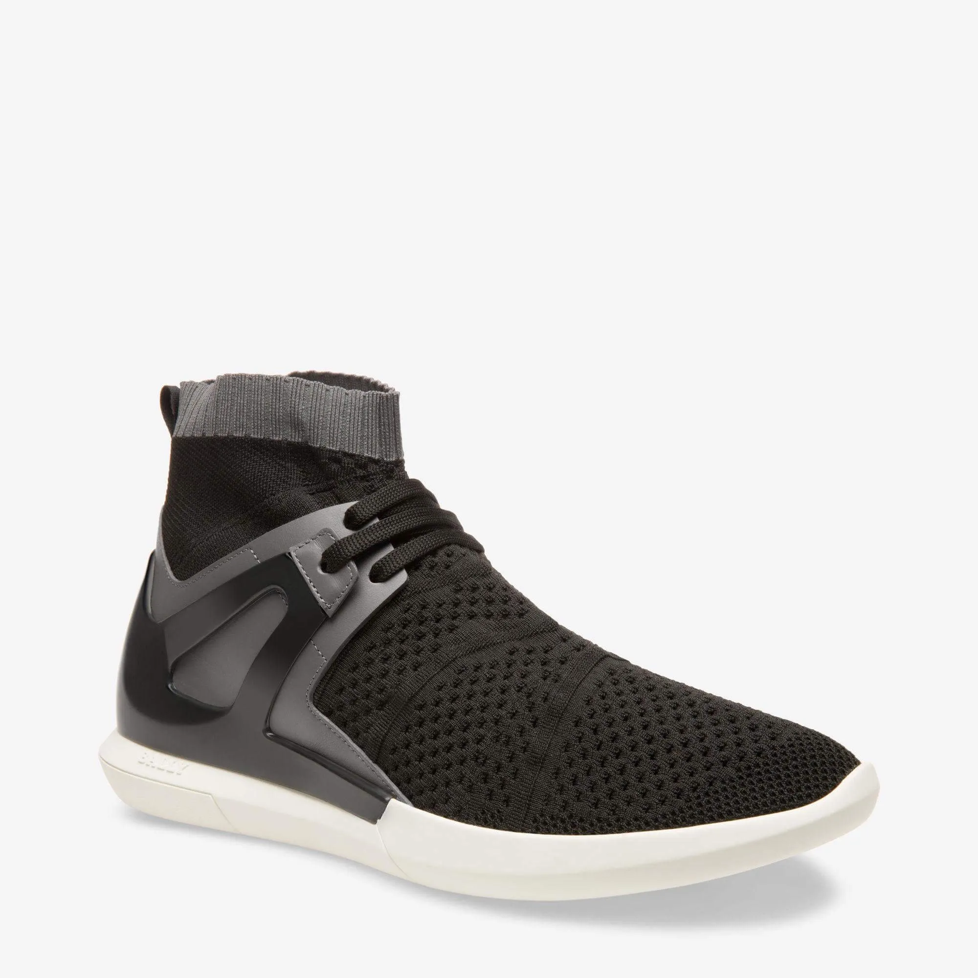 NEW Bally Avallo Men's Black Leather/Fabric Sneakers US 11.5 MSRP $550