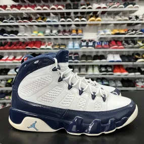 Nike Air Jordan 9 Pearl Blue Sneakers 302370-145 Men's Size 8