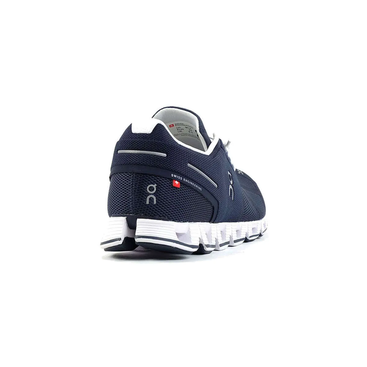 On Cloud Navy White Men's Mesh Running Shoes