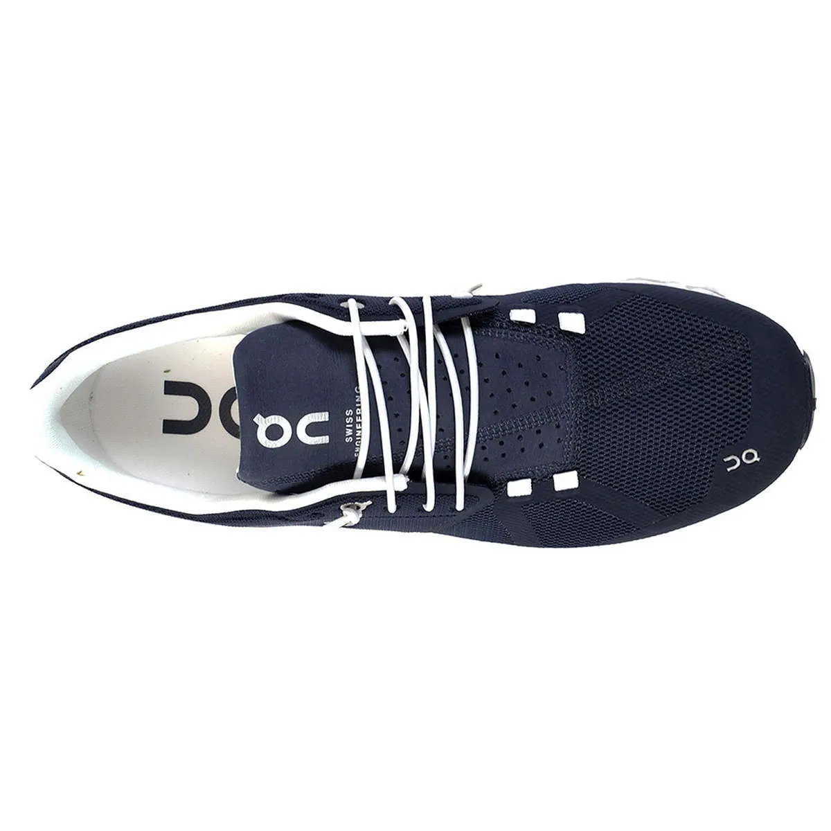 On Cloud Navy White Men's Mesh Running Shoes