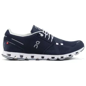 On Cloud Navy White Men's Mesh Running Shoes
