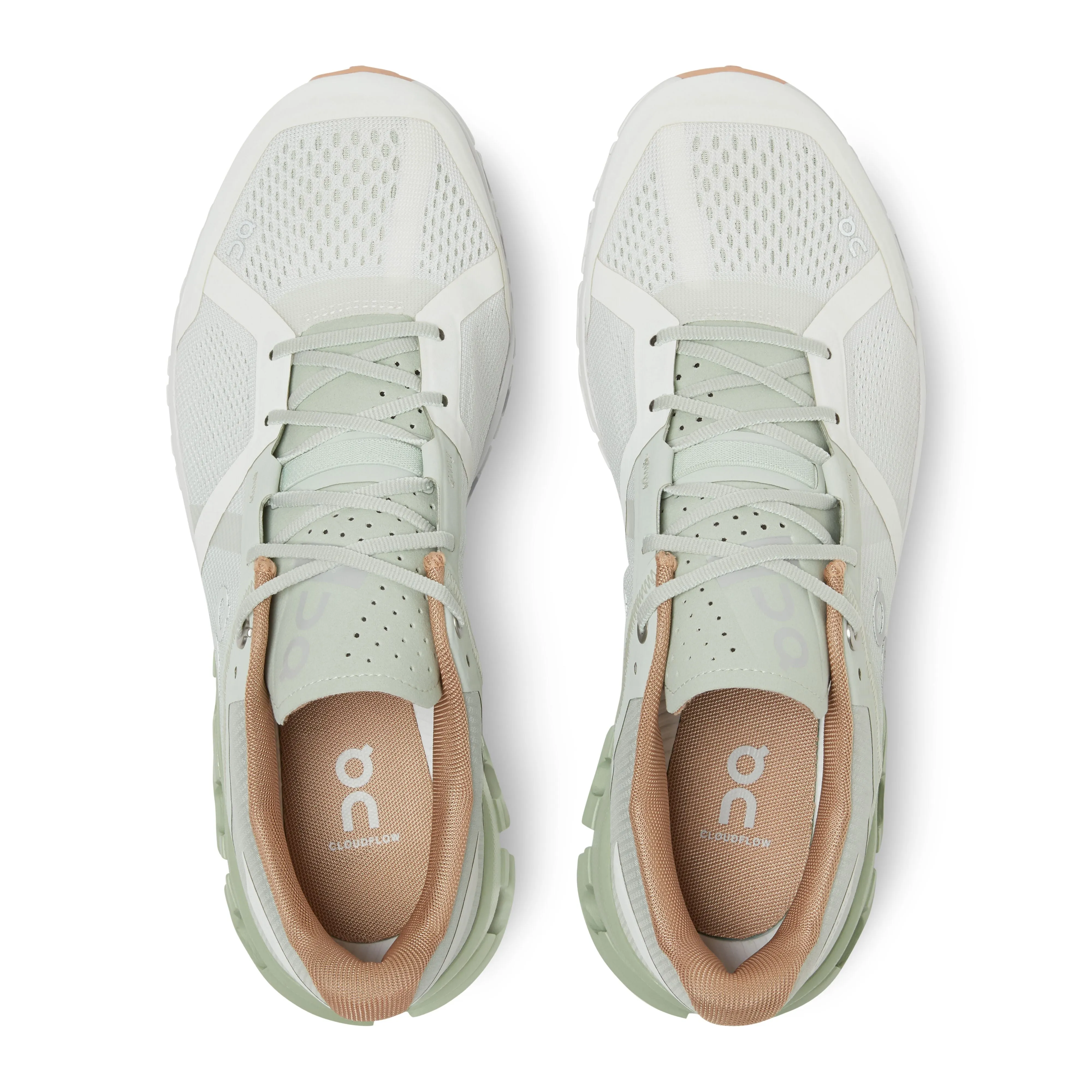 On Cloudflow Women's Aloe White