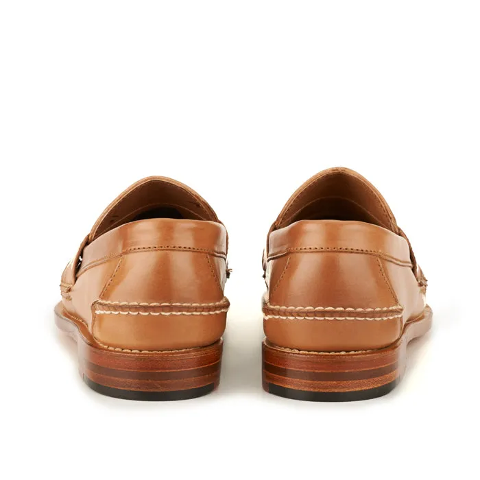 Pinch Penny Loafers - Caramel Shell Cordovan