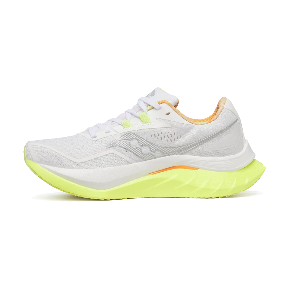 Saucony Women's Endorphin Speed 4 White/Sunny
