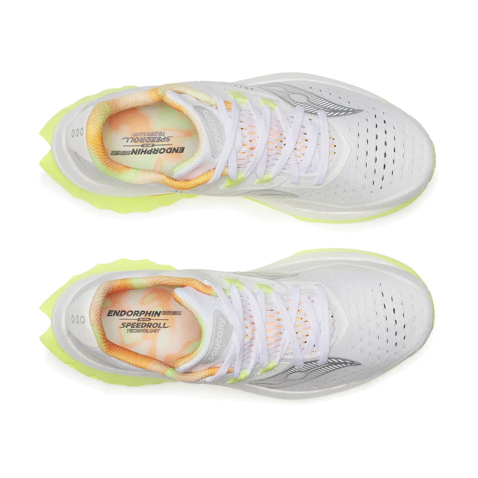 Saucony Women's Endorphin Speed 4 White/Sunny