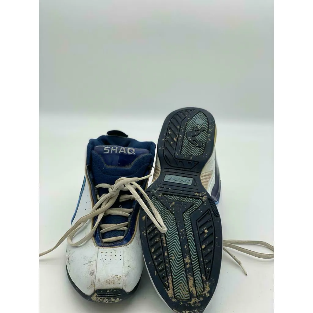 SHAQ DUNKMAN BASKETBALL MEN'S SHOES SIZE 13 WHITE BLUE