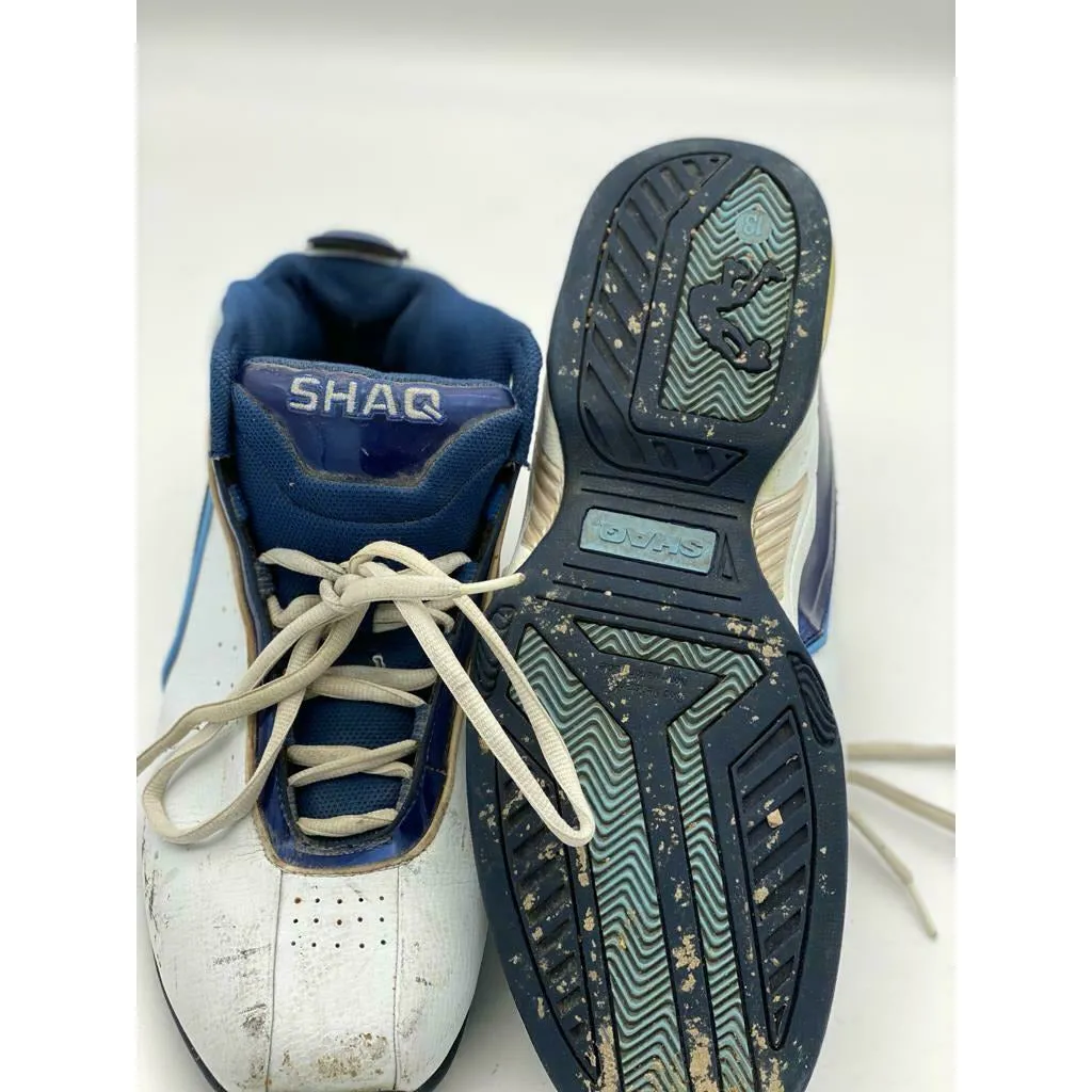 SHAQ DUNKMAN BASKETBALL MEN'S SHOES SIZE 13 WHITE BLUE