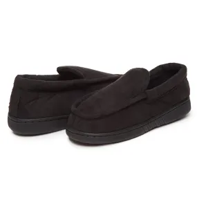 Skysole Boys’ Micro-Suede Slippers, Indoor and Outdoor Moccasin Loafers with Rubber Soles