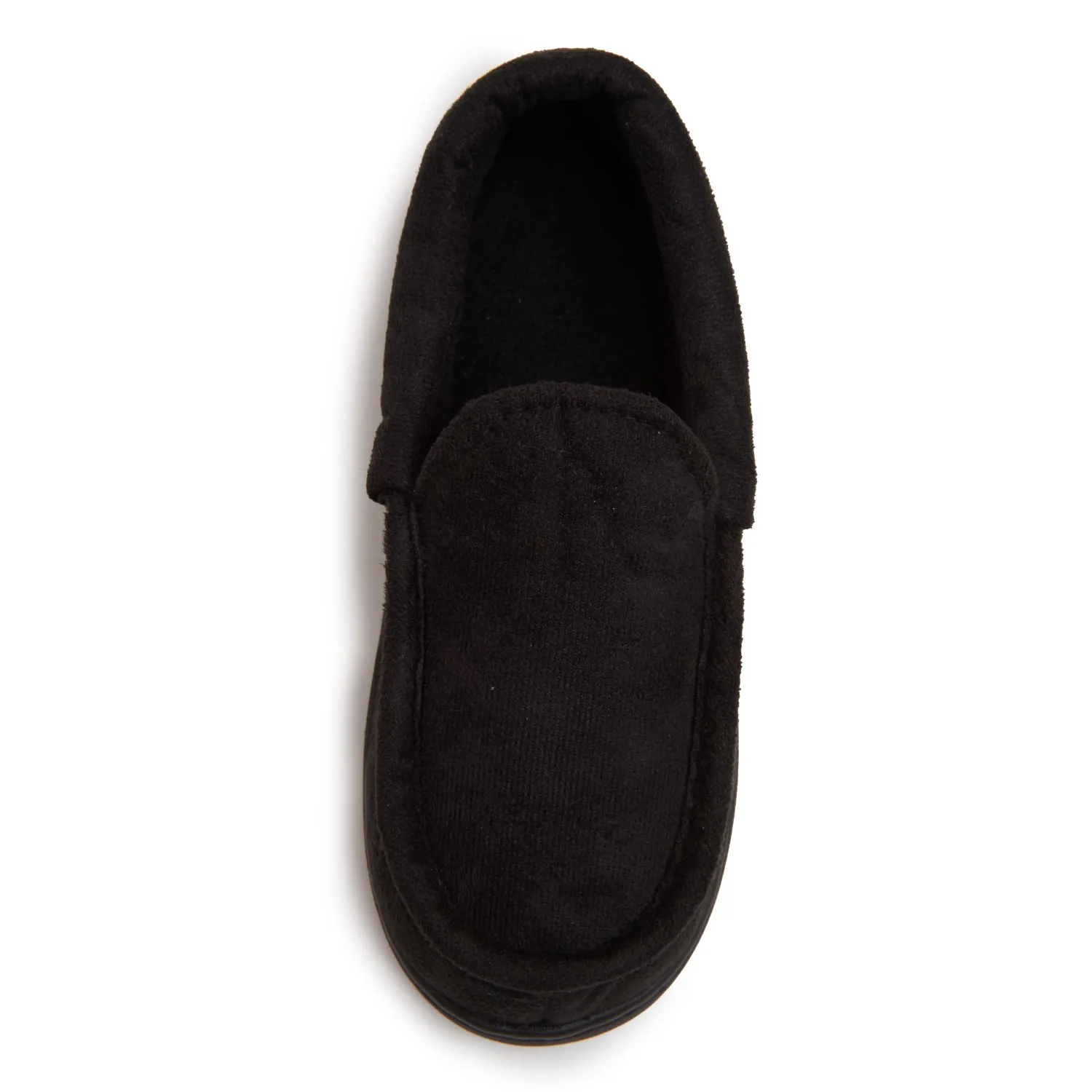 Skysole Boys’ Micro-Suede Slippers, Indoor and Outdoor Moccasin Loafers with Rubber Soles