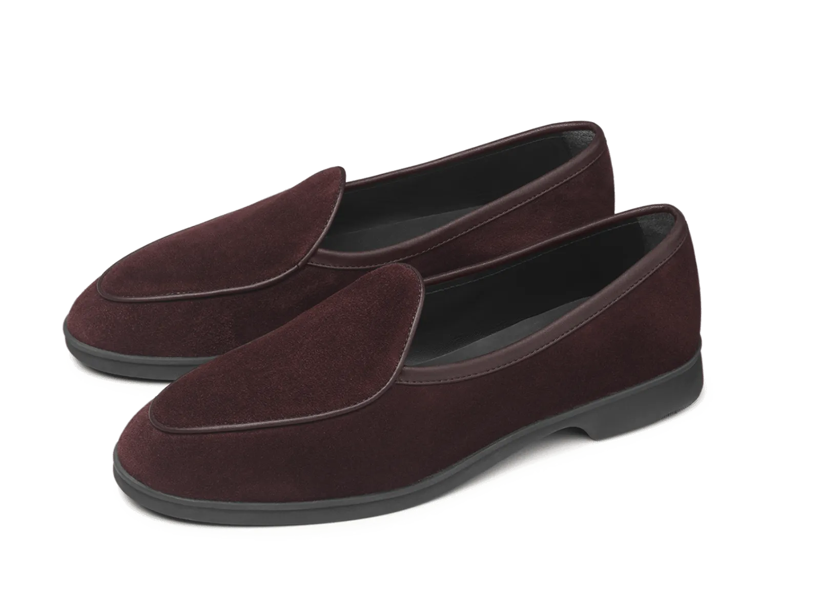 Stride Loafers in Sultan Glove Suede Dark Sole