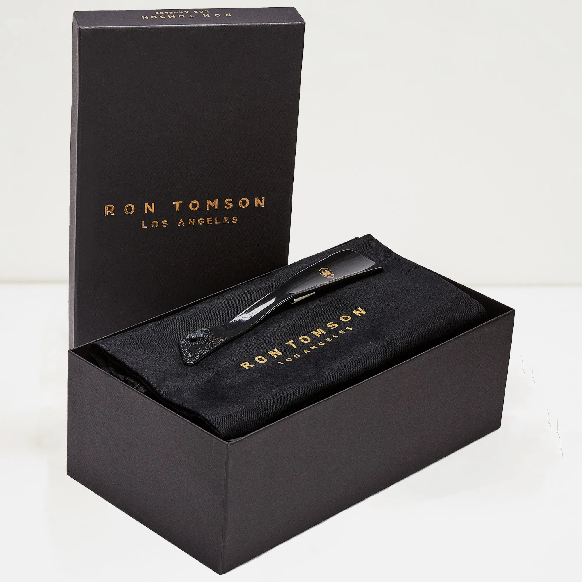 Suede Leather And Gold Metal Bit Loafer - Black