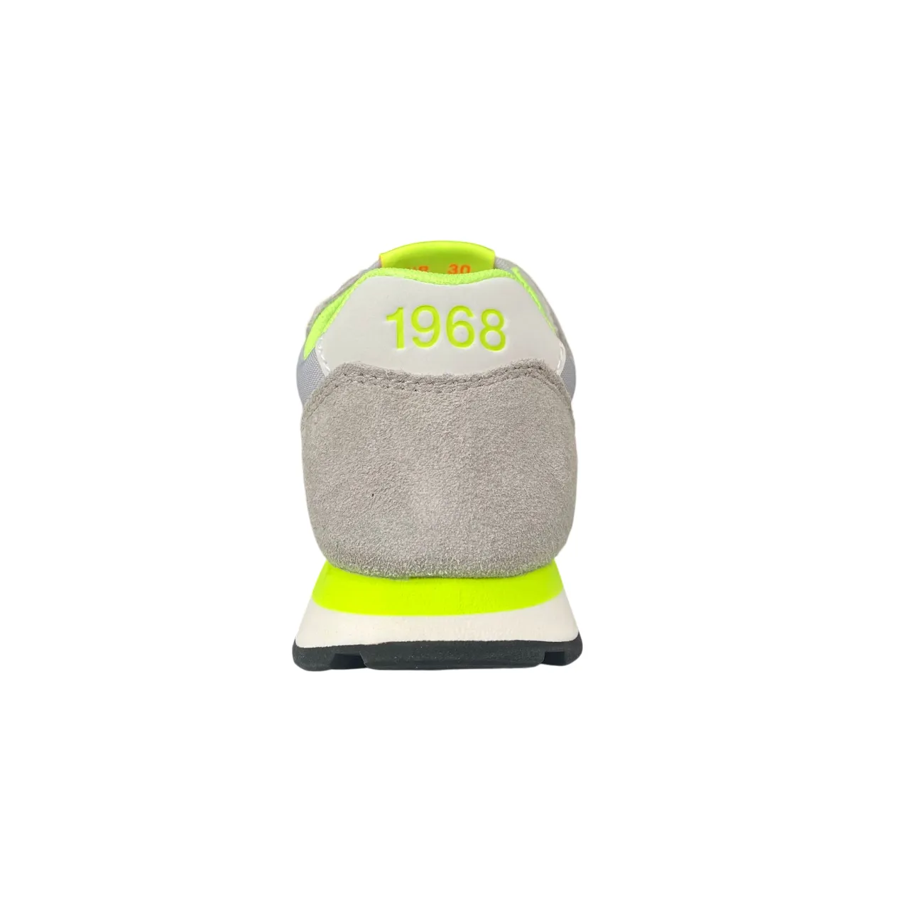 Sun68 scarpa sneakers da bambino con strappo e laccio elastico Tom Fluo Z35302K 06 grigio chiaro