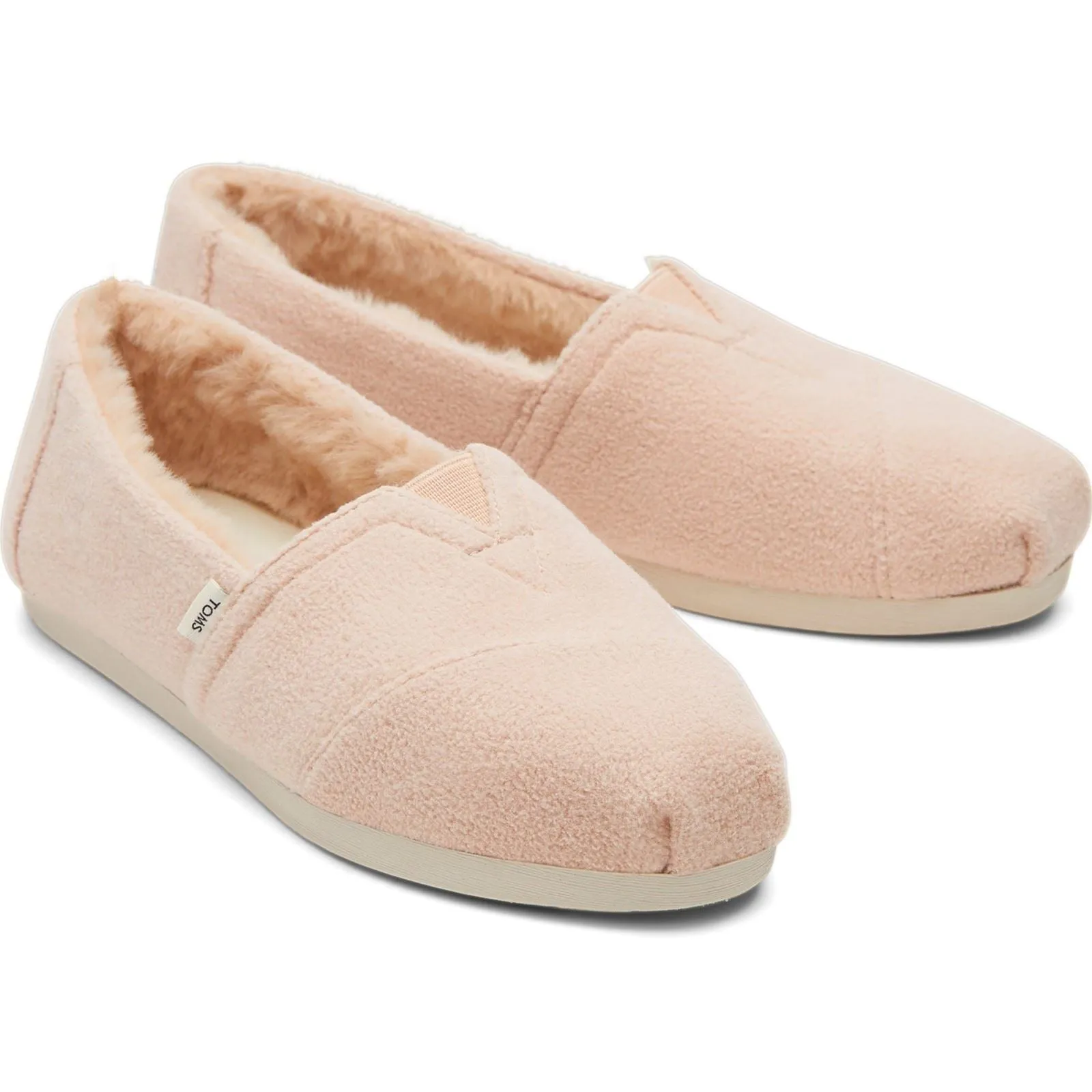 TOMS Alpargata Pink 100% Polyester Female Classic Ladies Slippers
