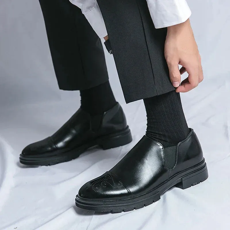 Vetro - Leather Brogue Loafers