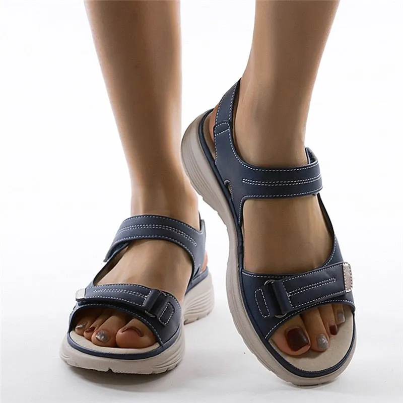 Women Summer Non-Slip Sandals Open Toe Breathable Soft Bottom Casual